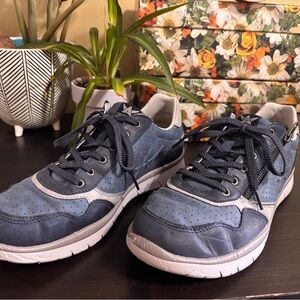 Mephisto Allrounder Navy and Gray Men's Sneakers size 10